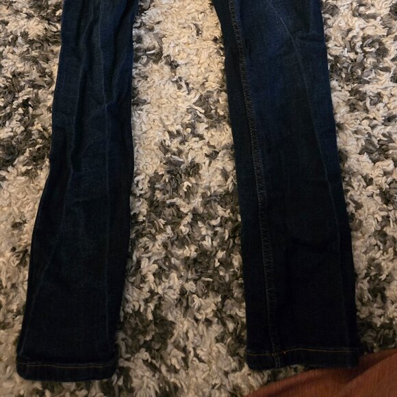 George Boys' Size 14 Dark Wash Stretch Slim Fit Denim Jeans Adjustable Waist - Picture 2 of 4